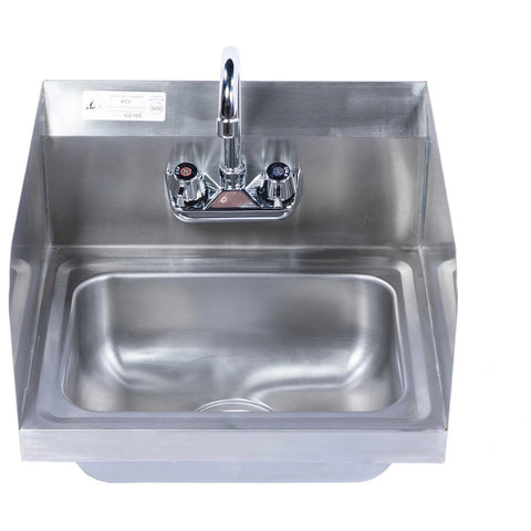 Hand Sink With Side Splashes