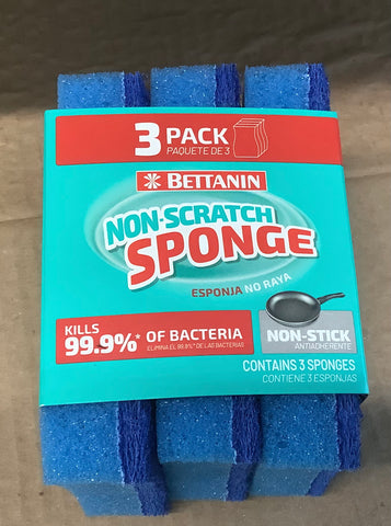 Bettanin Non Scratch Sponge 3 pk