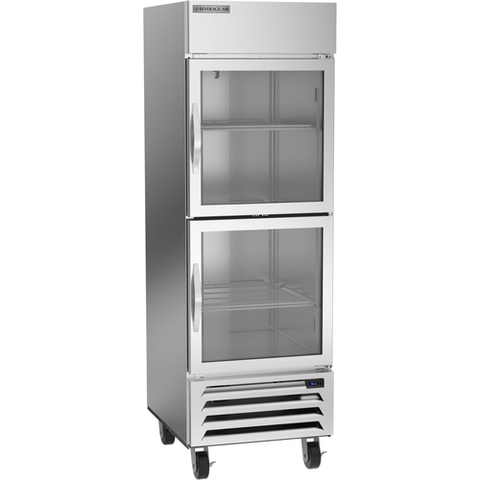Refrigerator, Reach-In, Half Glass Door, Beverage Air