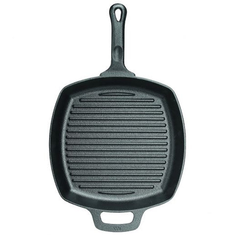 Square Cast Iron Induction Grill Pan