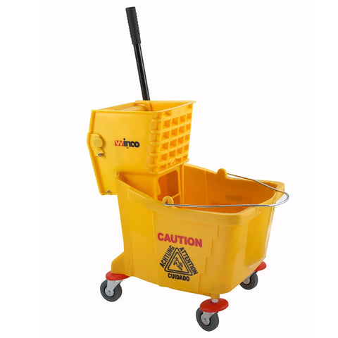 Yellow Mop Bucket w/ Wringer