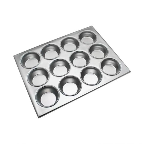 12 Compartment Muffin Pan, Aluminum