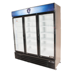 Reach-In Glass Door Refrigerator, Bison