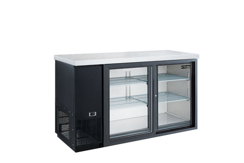 Refrigerated Back Bar Cooler, 2 sliding doors, Dukers