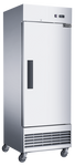 Single Door Bottom Mount Space Saver Refrigerator, Dukers 27"