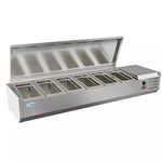Koolmore Refrigerated Countertop Prep Unit,59"