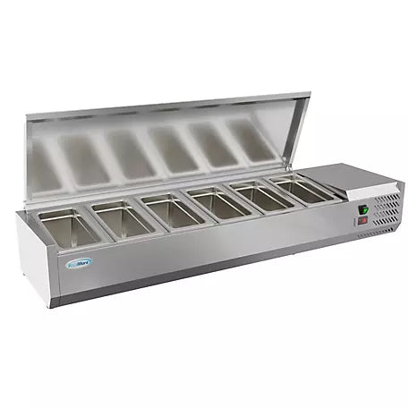 Koolmore Refrigerated Countertop Prep Unit,59"