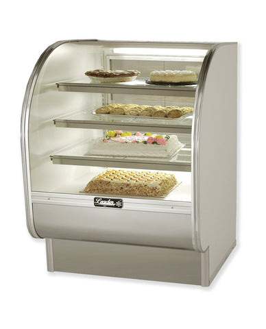 Curved Glass Bakery Case, Self-Contained,Leader,