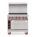 American Range, 36" range with 6 burners and Convection Oven