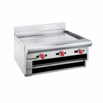 Griddle on Overfire Broiler, Gas, 60", Countertop