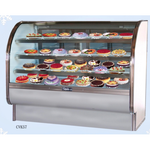 Curved Glass Bakery Case, Self-Contained,Leader,