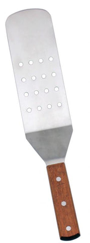 Perforated Blade With Wooden Handle Turner