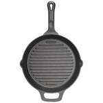 Round Cast Iron Induction Grill Pan