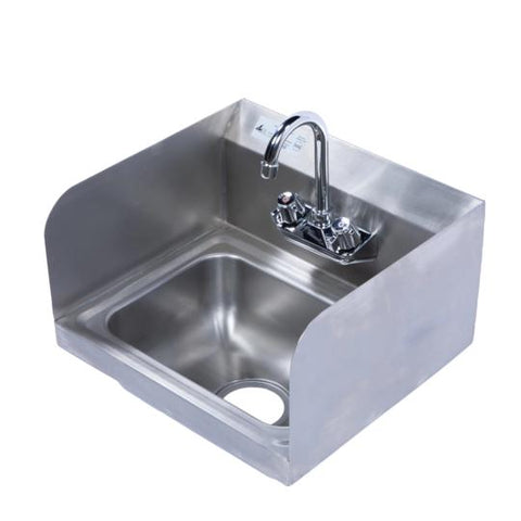 KCS Hand Sink with Side Splashes-Space Saver